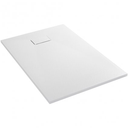 Cerano Gusto, obdĺžniková sprchová vanička 150x80x3 cm z minerálneho kompozitu, biela, CER-CER-414713