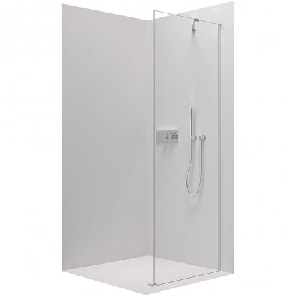 Cerano, pevná sprchová zástena pre dvere Marino a Volpe 70x190 cm, 6mm číre sklo, chrómový profil, CER-CER-420252