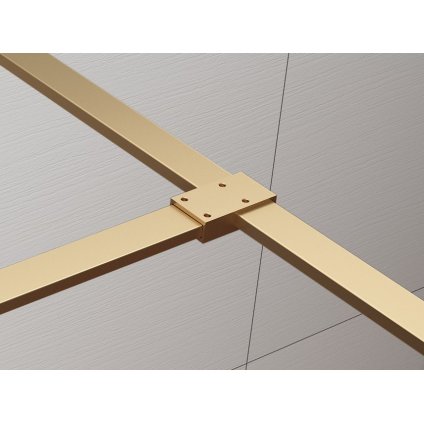 Polysan, ESCA T- spojka vzpier, zlatá matná, ES7546