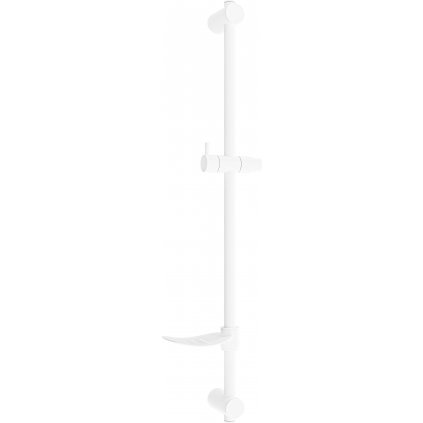 Mexen sprchová tyč DF 80 cm s miskou na mydlo, bez batérie, biela, 79382-20
