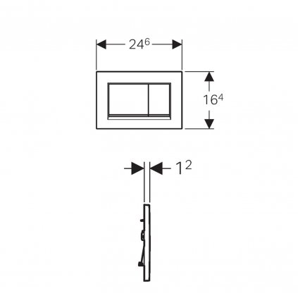 44197 geberit sigma30 ovladacie tlacidlo sigma30 chrom leskly 115 883 kh 1