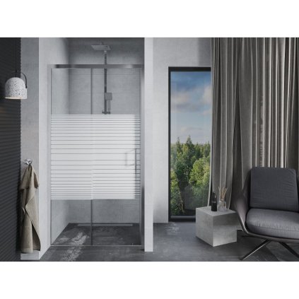 44539 mexen apia sprchove posuvne dvere do otvoru 90cm cire pasy 845 090 000 01 20