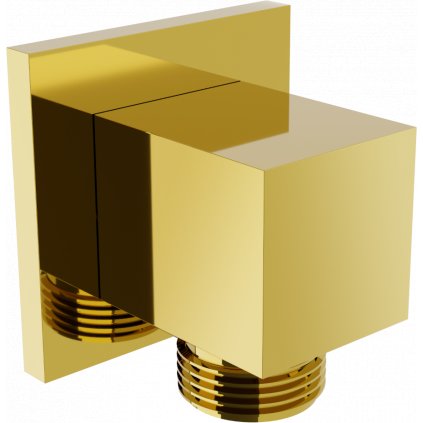 Mexen príslušenstvo - uhlový konektor 1/2" Cube, zlatá, 79340-50