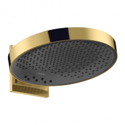 Hansgrohe Rainfinity, hlavová sprcha 360 3jet s pripojením na stenu, leštený vzhľad zlata, HAN-26234990