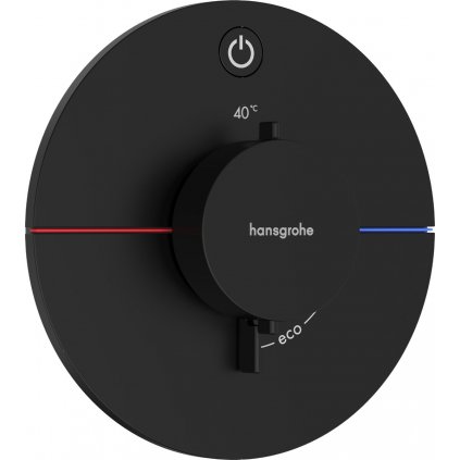 Hansgrohe ShowerSelect Comfort S, termostat pod omietku pre 1 spotrebič, čierna matná, HAN-15553670