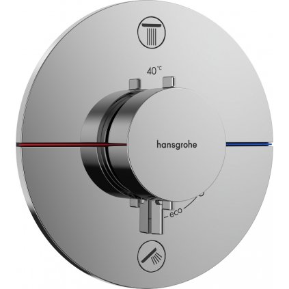 Hansgrohe ShowerSelect Comfort S, termostat pod omietku pre 2 spotrebiče, chrómová, HAN-15554000
