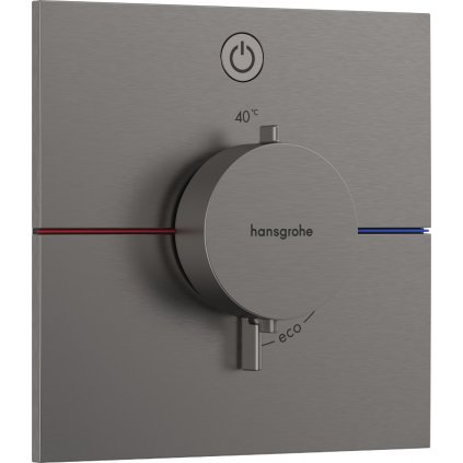 Hansgrohe ShowerSelect Comfort E, termostat pod omietku pre 1 spotrebič, čierna matná, HAN-15571670