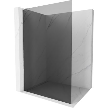 Mexen Kioto L, sprchová zástena Walk-In 80 x 200 cm, 8mm šedé sklo, chrómový profil, 800-080-103-01-40