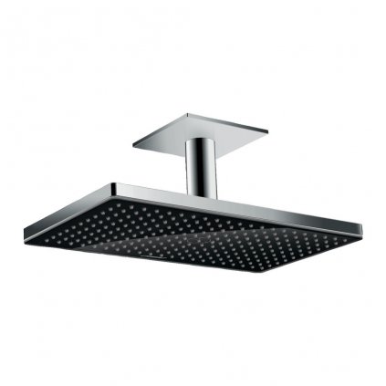 Hansgrohe Rainmaker Select, hlavová sprcha 460 1jet so sprchovým ramenom, čierna/chrómová, HAN-24002600