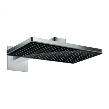 Hansgrohe Rainmaker Select, hlavová sprcha 460 1jet so sprchovým ramenom, čierna/chrómová, HAN-24003600