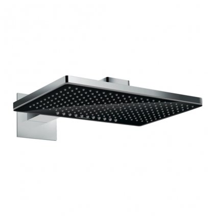 Hansgrohe Rainmaker Select, hlavová sprcha 460 2jet so sprchovým ramenom, čierna/chrómová, HAN-24005600