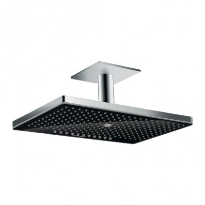 Hansgrohe Rainmaker Select, hlavová sprcha 460 3jet so sprchovým ramenom, čierna/chrómová, HAN-24006600