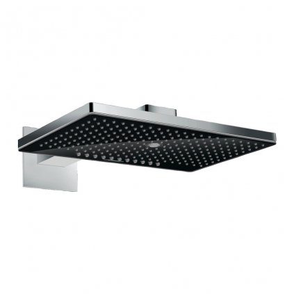 Hansgrohe Rainmaker Select, hlavová sprcha 460 3jet so sprchovým ramenom, čierna/chrómová, HAN-24007600