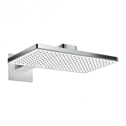 Hansgrohe Rainmaker Select, hlavová sprcha 460 1jet EcoSmart so sprchovým ramenom, biela/chrómová, HAN-24013400