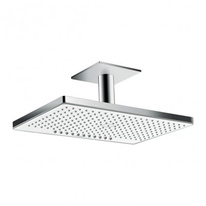 Hansgrohe Rainmaker Select, hlavová sprcha 460 2jet EcoSmart so sprchovým ramenom, biela/chrómová, HAN-24014400