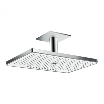 Hansgrohe Rainmaker Select, hlavová sprcha 460 3jet EcoSmart so sprchovým ramenom, biela/chrómová, HAN-24016400
