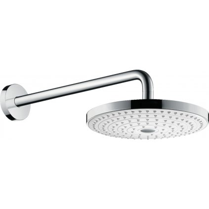 Hansgrohe Raindance Select S, hlavová sprcha 240 2jet so sprchovým ramenom, biela/chrómová, HAN-26466400