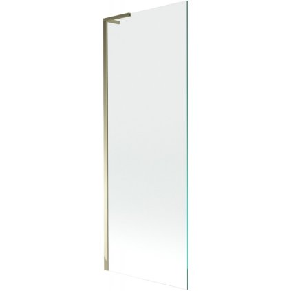 Mexen Next L, 1-krídlová vaňová zástena 70 x 150 cm, 6mm číre sklo, zlatý lesklý profil, 895-070-000-03-00-50
