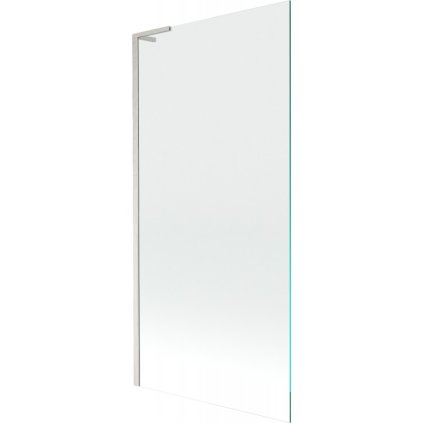 Mexen Next L, 1-krídlová vaňová zástena 90 x 150 cm, transparent, 6mm číre sklo, profil brúsená oceľ, 895-090-000-03-00-97