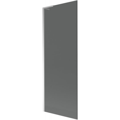 Mexen Next L, 1-krídlová vaňová zástena 70 x 150 cm, 6mm šedé sklo, chrómový profil, 895-070-000-03-40-01