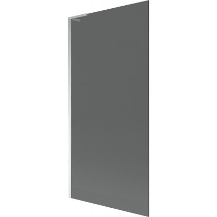 Mexen Next L, 1-krídlová vaňová zástena 90, x 150 cm, 6mm šedé sklo, chrómový profil, 895-050-000-03-40-01