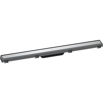Hansgrohe RainDrain Match, vrchná sada sprchového žľabu 800 s výškovo nastaviteľným rámom, chrómová, HAN-56038000