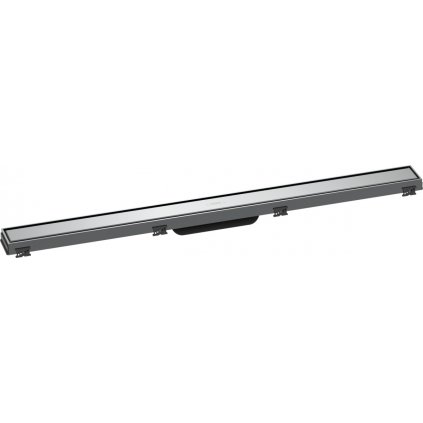 Hansgrohe RainDrain Match, vrchná sada sprchového žľabu 1000 s výškovo nastaviteľným rámom, chrómová, HAN-56041000