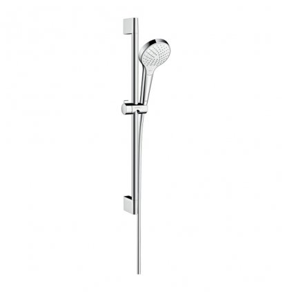 Hansgrohe Croma Select S, sprchová súprava Vario so sprchovou tyčou 65 cm, biela/chrómová, HAN-26562400