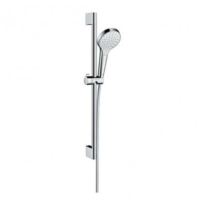 Hansgrohe Croma Select S, sprchová sada 1jet so sprchovou tyčou 65 cm, biela/chrómová, HAN-26564400