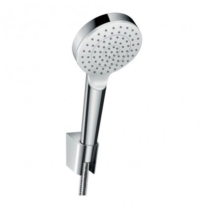 Hansgrohe Crometta, sprchový set 1jet EcoSmart 9 l/min s hadicou 1600 mm, biela/chrómová, HAN-26569400