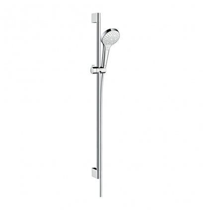 Hansgrohe Croma Select S, sprchová sada Multi EcoSmart 9 l/min so sprchovou tyčou 90 cm, biela/chrómová, HAN-26571400