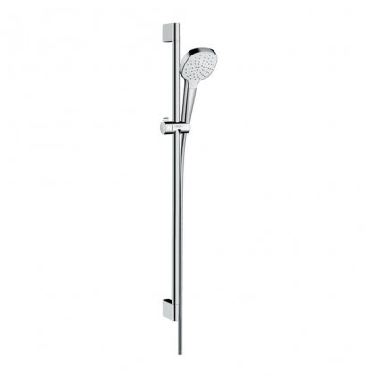 Hansgrohe Croma Select E, sprchová súprava 1jet so sprchovou tyčou 90 cm, biela/chrómová, HAN-26594400