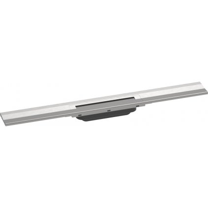 Hansgrohe RainDrain Flex, vrchná sada sprchového žľabu 700, skracovateľný, pre inštaláciu ku stene, kartáčovaná nerezová oceľ, HAN-56050800