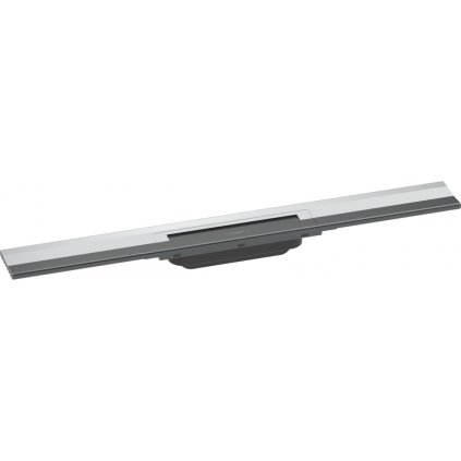 Hansgrohe RainDrain Flex, vrchná sada sprchového žľabu 800, skracovateľný, pre inštaláciu ku stene, chrómová, HAN-56051000