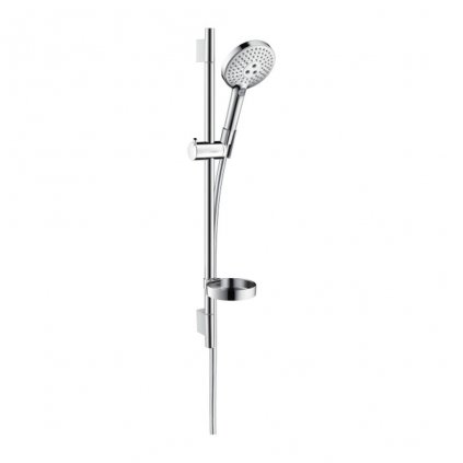 Hansgrohe Raindance Select S, sprchová súprava 120 3jet EcoSmart 9 l/min. so sprchovou tyčou 90 cm a miskou, chrómová, HAN-26633000