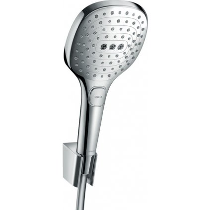 Hansgrohe Raindance Select E, sprchový set 120 3jet s hadicou 1600 mm, chrómová, HAN-26720000