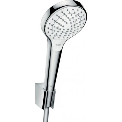 Hansgrohe Croma Select S, sprchový set 110 Vario s hadicou 1250 mm, biela/chrómová, HAN-26421400