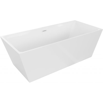 Mexen Lita, voľne stojaca vaňa 170 x 75 cm, biela, biely prepad, 52121707500-20