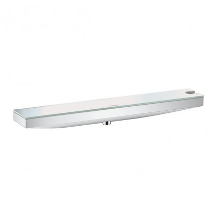 Hansgrohe Rainfinity, nástenná prípojka hadice Porter 500 a polička PRAVÁ, chróm, HAN-26858000