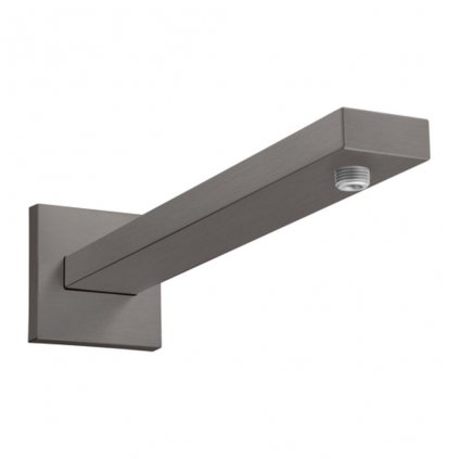 Hansgrohe, sprchové rameno 390 mm, kartáčovaný čierny chróm, HAN-27694340