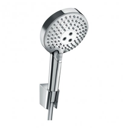 Hansgrohe Raindance Select S, sprchový set 120 3jet PowderRain s hadicou 1250 mm, chrómová, HAN-27669000