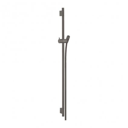 Hansgrohe Unica, S Puro sprchová tyč 900 mm so sprchovou hadicou Isiflex 1600 mm, kartáčovaný čierny chróm, HAN-28631340