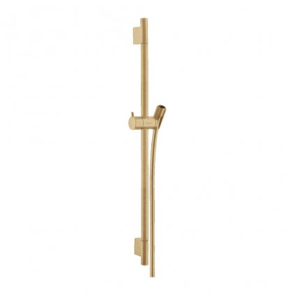 Hansgrohe Unica, S Puro sprchová tyč 650 mm so sprchovou hadicou Isiflex 1600 mm, kartáčovaný bronz, HAN-28632140