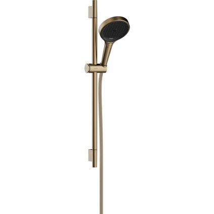 Hansgrohe Rainfinity, sprchová sada 130 3jet EcoSmart s tyčou S Puro 65 cm, kartáčovaný bronz, HAN-28746140