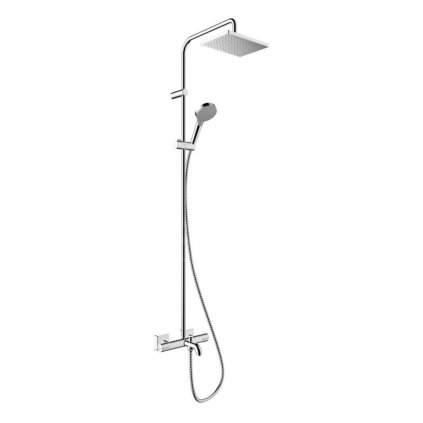 Hansgrohe Vernis Shape, sprchový set Showerpipe 230 s vaňovým termostatom, EcoSmart, chrómová, HAN-26098000