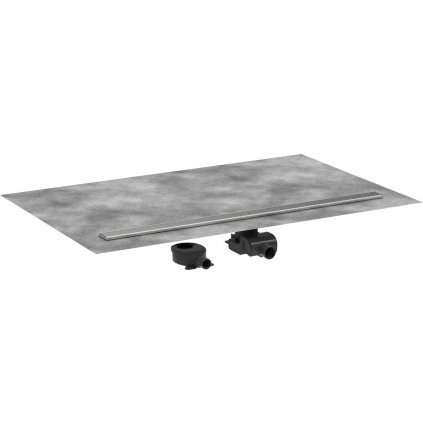 Hansgrohe RainDrain Allround, úplná sada sprchového žľabu 1200 pre štandardnú/plochú inštaláciu, nerez, HAN-56190800