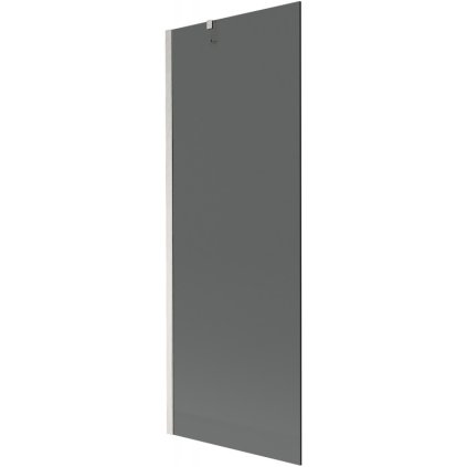 Mexen Next, 1-krídlová vaňová zástena 70 x 150 cm, 6mm šedé sklo, oceľová, 895-070-000-00-40-97