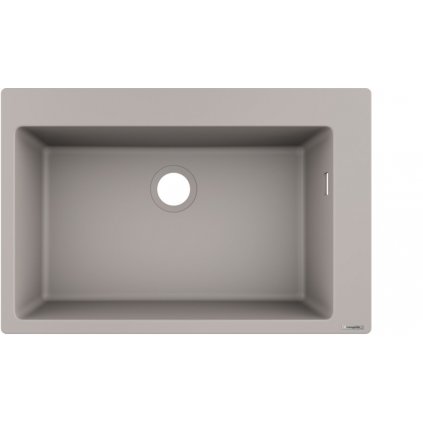 Hansgrohe S51, vstavaný drez 660, betónová šedá, HAN-43313380