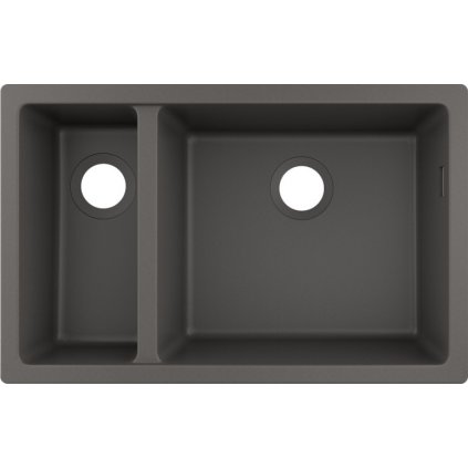 Hansgrohe S51, drez pod dosku 180/450, kamenná šedá, HAN-43433290