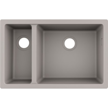 Hansgrohe S51, drez pod dosku 180/450, betónová šedá, HAN-43433380